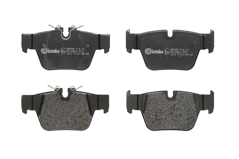 BREMBO P 06 117 Brake Pad Set, disc brake