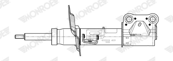 MONROE FORD Амортизатор передній правий MONDEO 1.0-2.0 15-