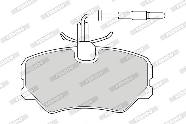 FERODO Plaquettes de frein à disque FDB540