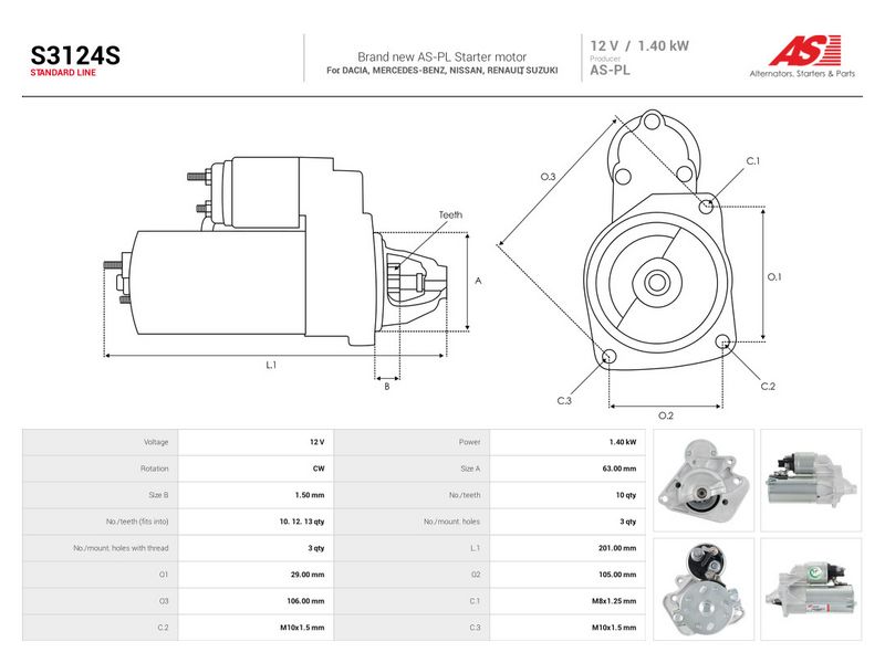 This part match OEM code: 8200251007