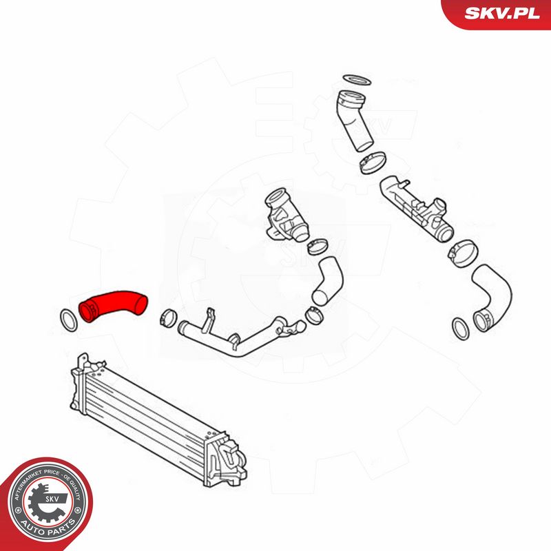 ESEN SKV 43SKV406 Charge Air Hose