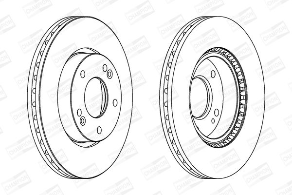 Гальмівний диск, Champion 562625