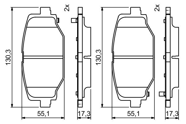 desky brzdové FIAT, CHRYSLER 0986494767