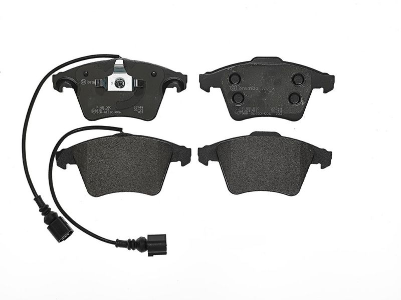 комплект спирачно феродо, дискови спирачки BREMBO