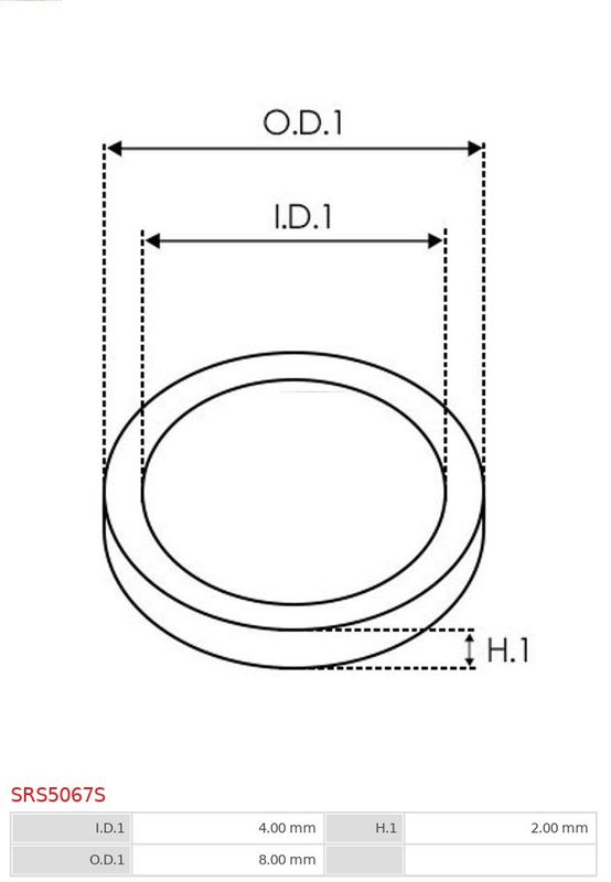 Ремонтний комплект, генератор, Auto Starter SRS5067S