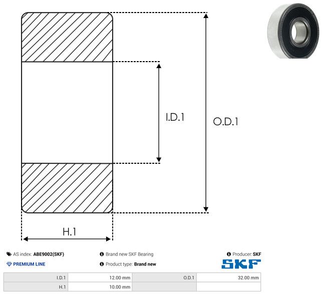AS-PL ABE9002(SKF) Bearing
