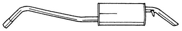SIGAM 25635 - Rear Silencer