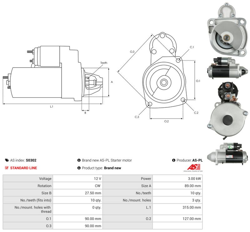 AS-PL S0302 Starter