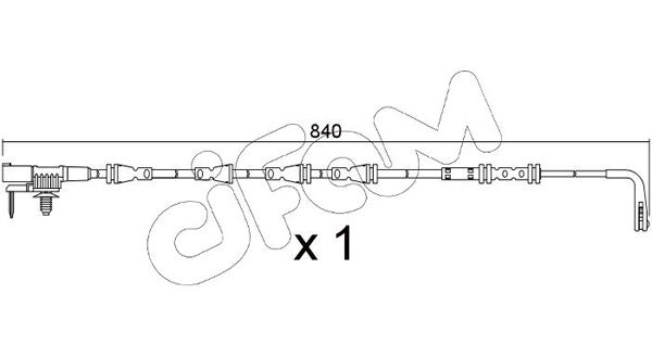 CIFAM JAGUAR датчик зносу гальмівних колодок задній E-PACE 2.0 17-, LAND ROVER