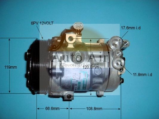 Auto Air Gloucester 14-1512 Compressor, air conditioning