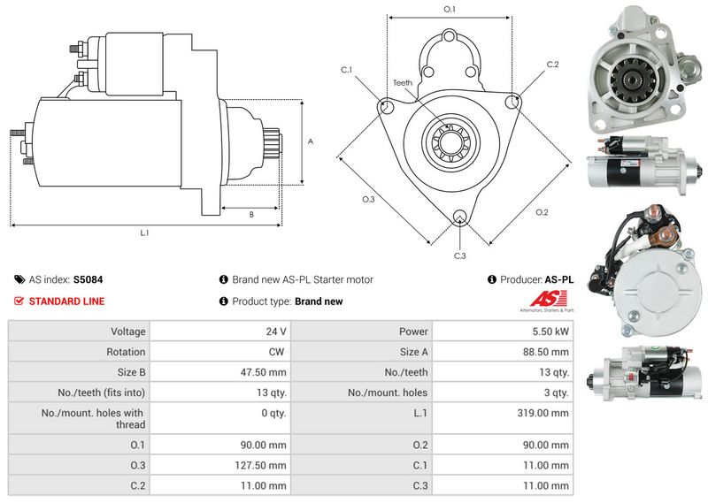 AS-PL S5084 Starter