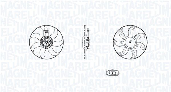 MAGNETI MARELLI Ventiliatorius, radiatoriaus