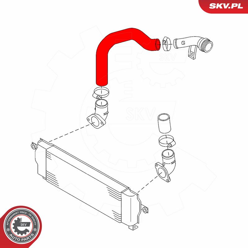 ESEN SKV 43SKV254 Charge Air Hose