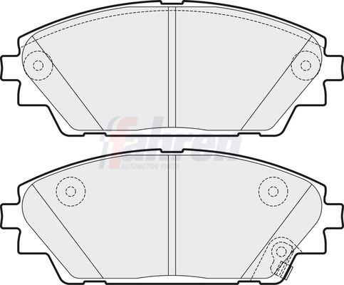 Fahren Brake Pad Set, disc brake FBP3747