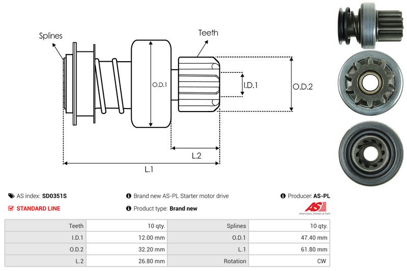 This part match OEM code: 03G911395A