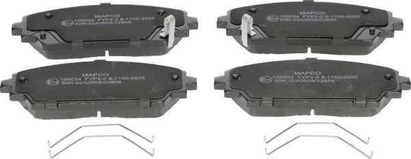 MAPCO Remblokkenset, schijfrem