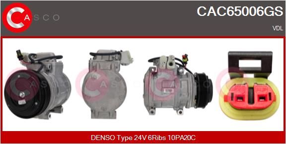 Kompresor, klimatizace CAC65006GS