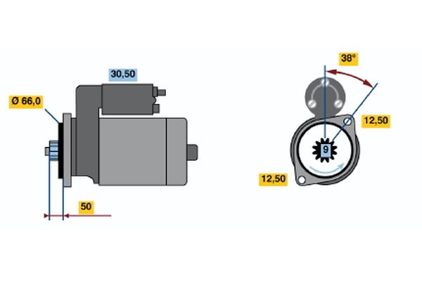 BOSCH 0 986 018 930 Starter