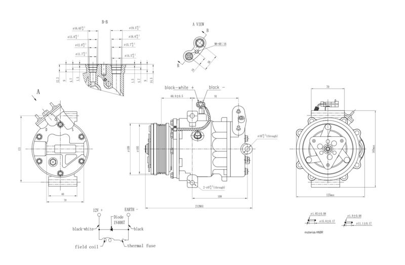 HELLA 8FK 366 200-911 Compressor, air conditioning