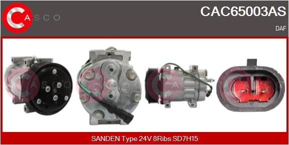 Kompresor, klimatizace CAC65003AS