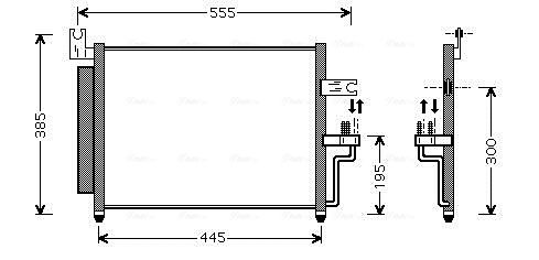 AVA QUALITY COOLING kondenzátor, klíma HY5081D