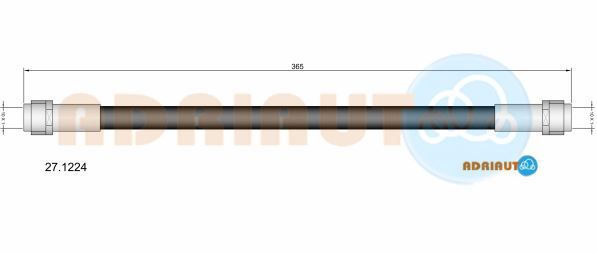 Гальмівний шланг, Adriauto 27.1224
