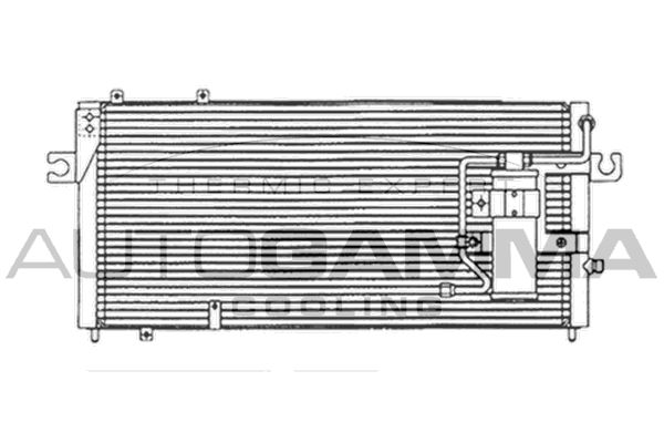 AUTOGAMMA kondenzátor, klíma 103803