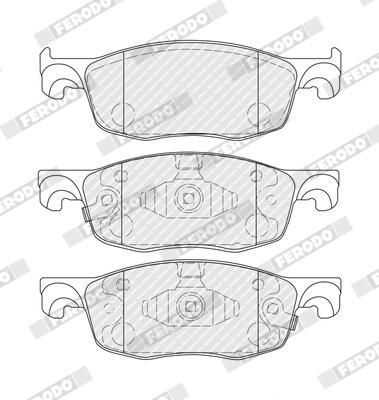 FERODO FDB5347 Brake Pad Set, disc brake