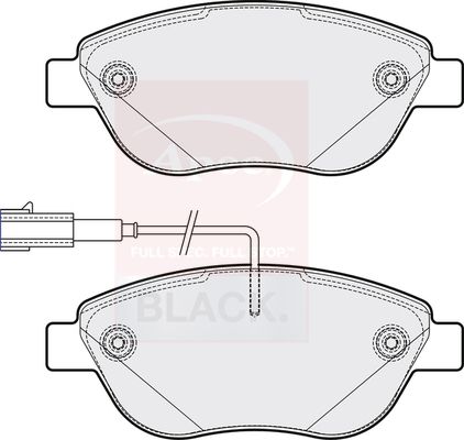 APEC Brake Pad Set, disc brake PAD2109B
