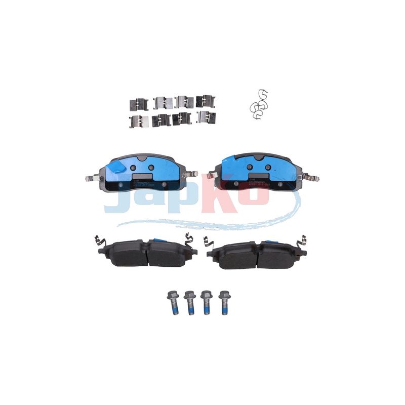 JAPKO 500166 Brake Pad Set, disc brake