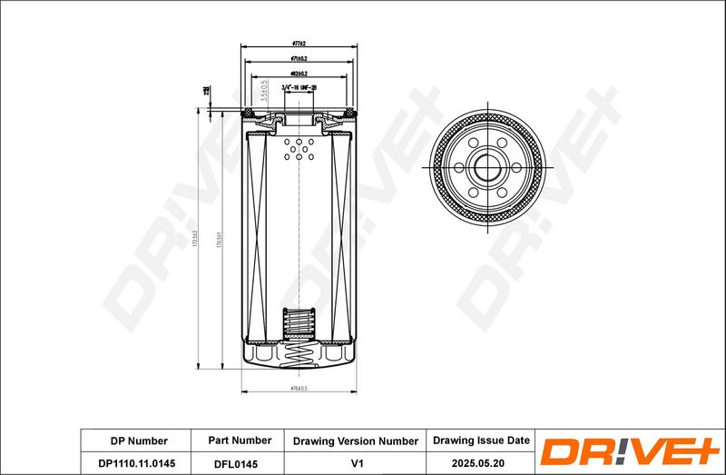 Filtru ulei DP1110.11.0145 Dr!ve+