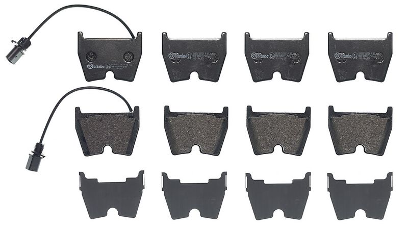 BREMBO P85132 - Stabdžių kaladėlių komplektas