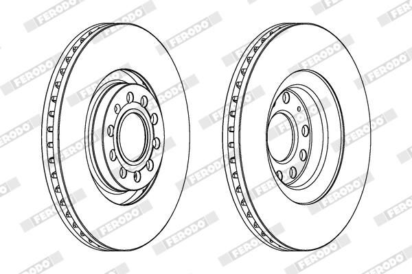 FERODO DDF1705C-1 Brake Disc