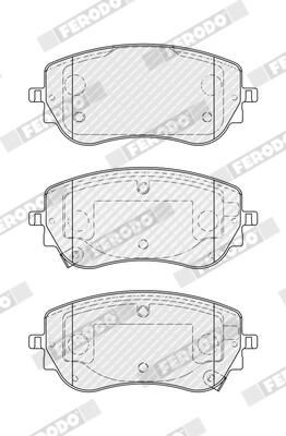 FERODO FDB5370 Brake Pad Set, disc brake
