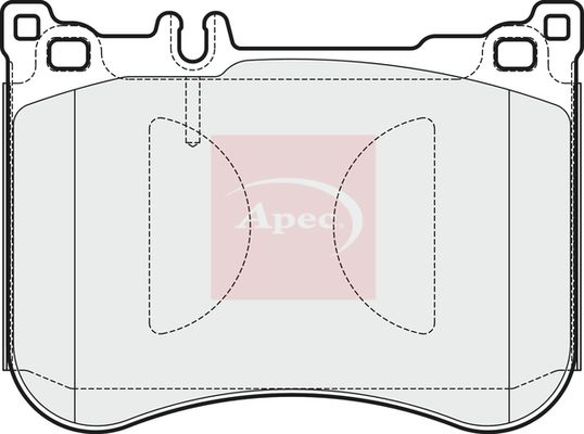 APEC Brake Pad Set, disc brake PAD1927