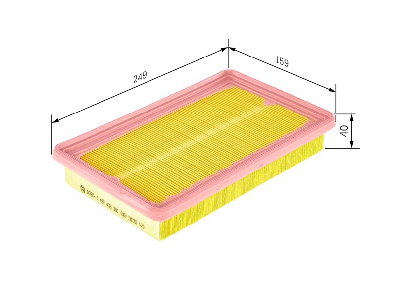 BOSCH 1 457 433 290 Air Filter