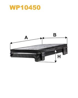 Filtr, vzduch v interiéru WP10450