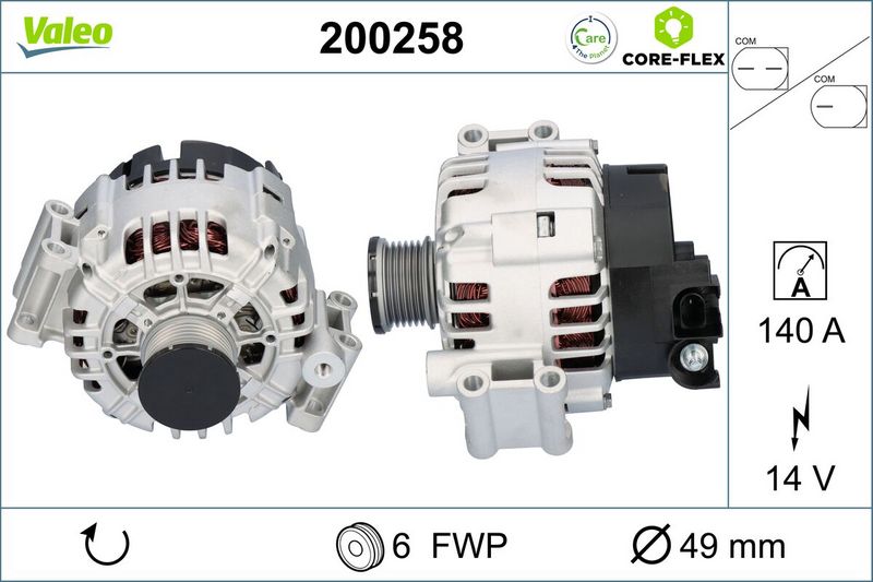 VALEO Dynamo / Alternator 200258