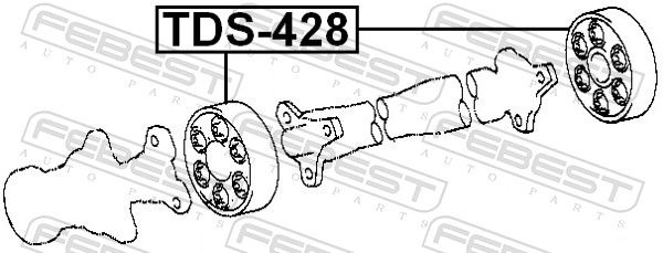 FEBEST TDS-428 Joint, propshaft