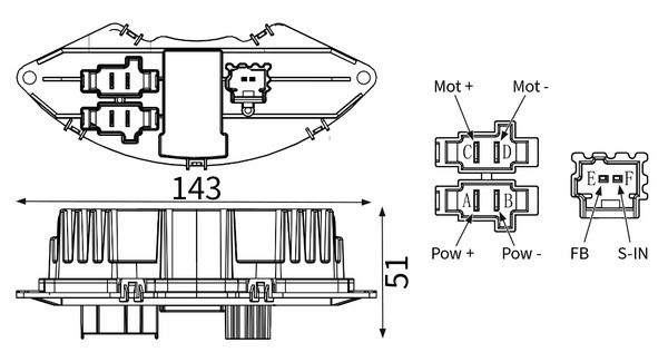 MAHLE ABR198000S - Regulator, interior blower
