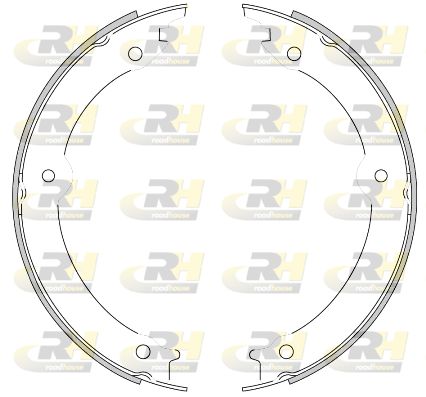 Комплект гальмівних колодок, стоянкове гальмо, Roadhouse 4620.00