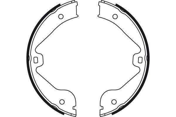 Комплект гальмівних колодок, Trw GS8717