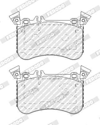 FERODO FDB5109 Brake Pad Set, disc brake