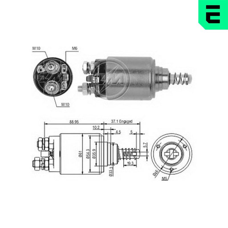 Магнітний перемикач, стартер, Era ZM645