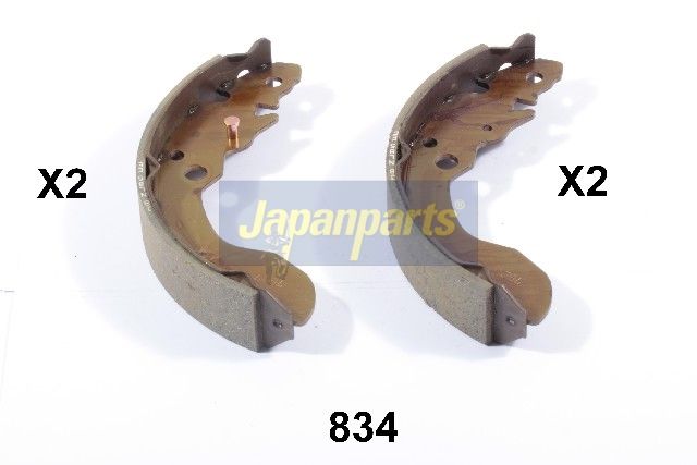 GF-834AF JAPANPARTS Kit ganasce freno 