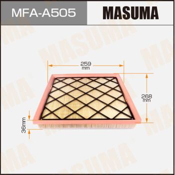 Повітряний фільтр, Masuma MFA-A505