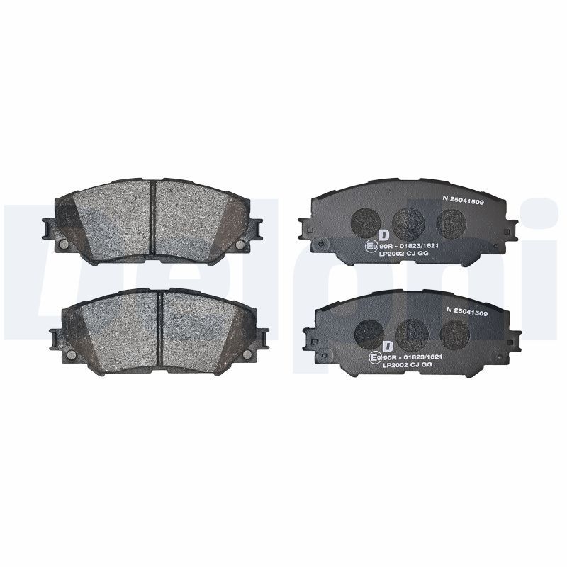 Piduriklotsi komplekt, ketaspidur, DELPHI LP2002