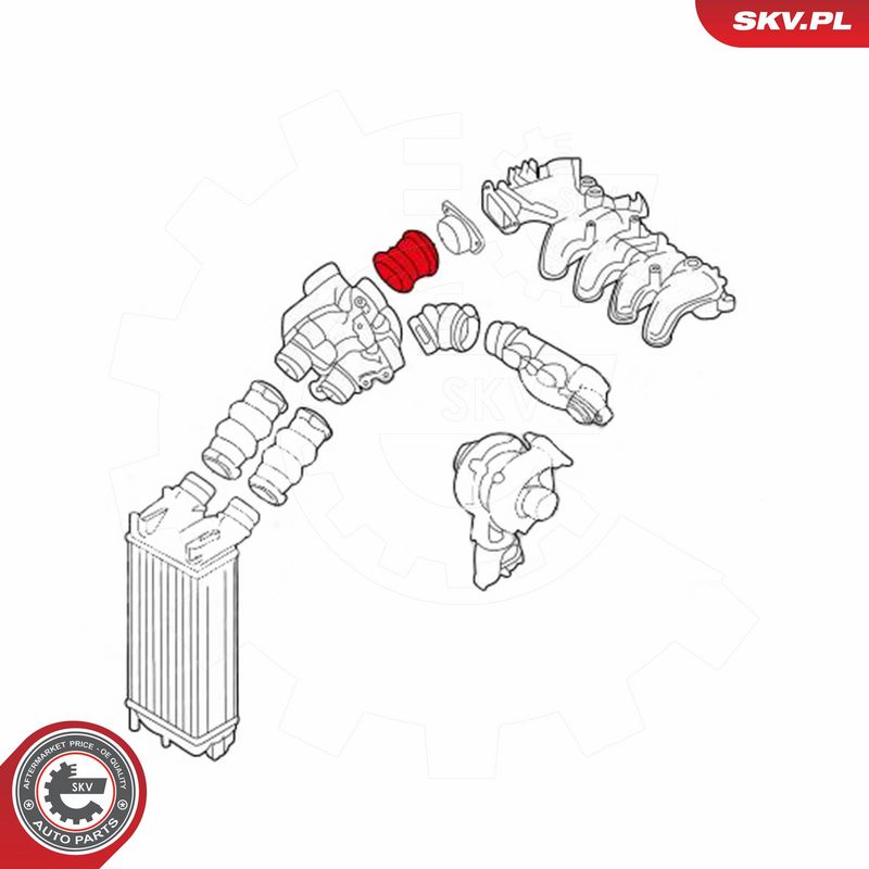 ESEN SKV 24SKV788 Charge Air Hose