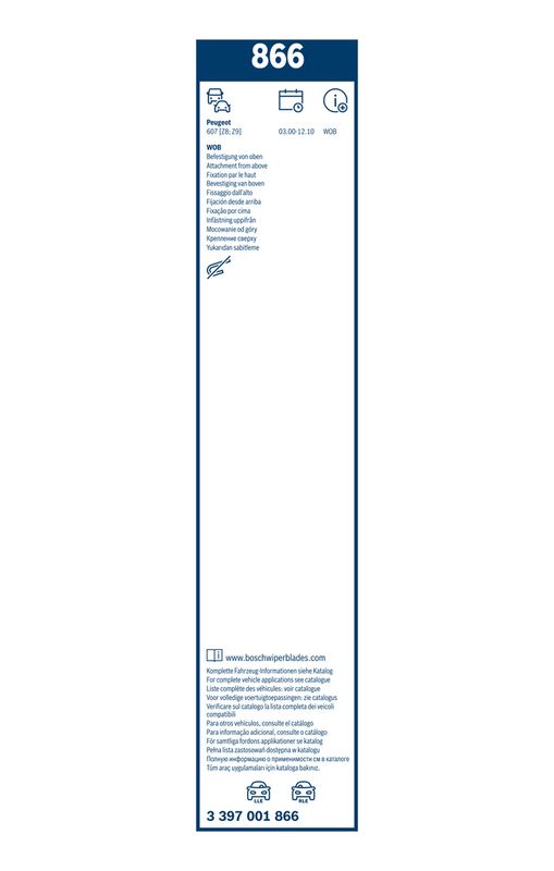 BOSCH 3 397 001 866 Wiper Blade