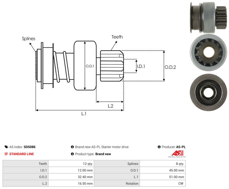 Vabajooks, starter, AS-PL SD5086